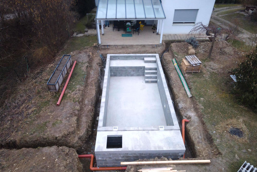 Construcción de piscinas